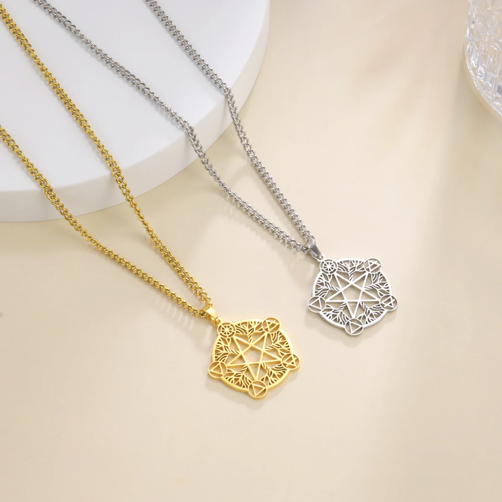 Pentagramme en acier inoxydable – Image 2