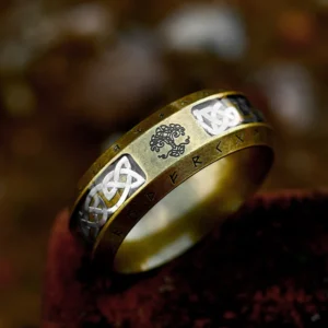 Bague Viking en acier inoxydable