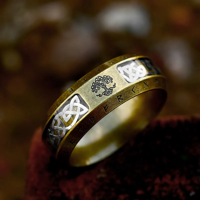 Bague Viking en acier inoxydable